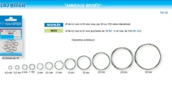100 Anneaux Brisés Inox