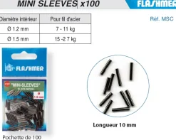 100 Mini-Sleeves Bronzées