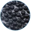 1000 Perles noires dures 8 mm Ø int 2 mm