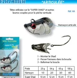 2 Têtes Plombées Articulées