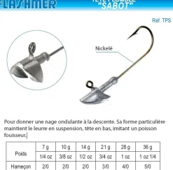 3 Têtes Plombées Sabot