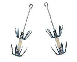 2 Turluttes Double Grappin Inox