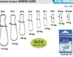 Agrafe Double Americaine Flashmer