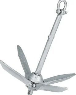 Ancre Marine grappin Plastimo à pelles effilées - 0.7 Kg