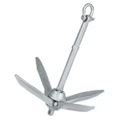 Ancre Marine grappin Plastimo à pelles éffilées - 2.3 Kg