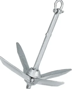 Ancre Marine Grappin Plastimo à pelles éffilées - 10 Kg