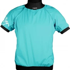 Anorak Hiko Zephyr manche courte Bleu Corail