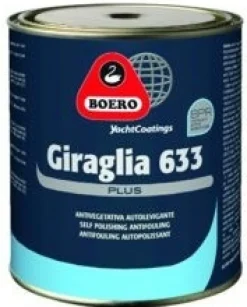 Antifouling Boero Giraglia 633 matrice erodable 0,75L Bleu Foncé
