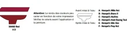 Antifouling Hempel Hard Racing matrice dure 0.75L Rouge