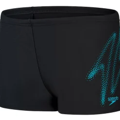 Aquashort Hyper boom Logo Placement Speedo Black/Bolt