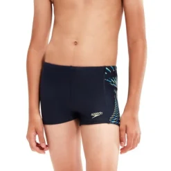 Aquashort Plastisol Placement Speedo True Navy/Bondi Blue/Spritz