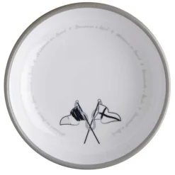 Assiette creuse Marine Business - Collection Welcome on Board - 6 pièces