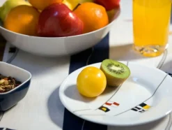 Assiette Dessert Marine Business - Collection Regata - 6 Pièces