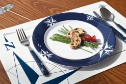 Assiette Dessert Marine Business - Collection Northwind - 6 Pièces