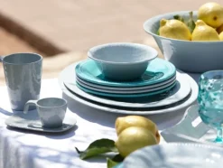 Assiette Dessert Marine Business - Collection Harmony Acqua - 6 Pièces