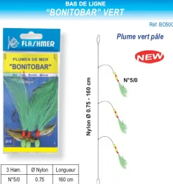 Bas de Ligne Bonitobar 3 Hameçons N° 5/0
