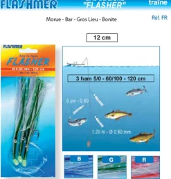 Bas De Ligne Flashmer 3 Ham 5/0