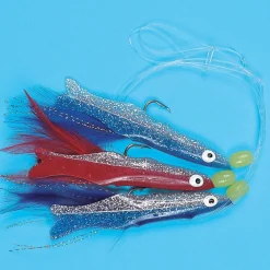 Bas de Ligne Flashmer Sardines Pailletées 3 Hameçons
