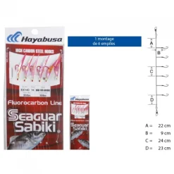 Bas de ligne Hayabusa Sabiki EX140