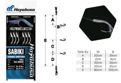 Bas de ligne Hayabusa Sabiki EX015
