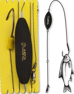 Bas de ligne silure Black Cat - U-float avec hameçon simple