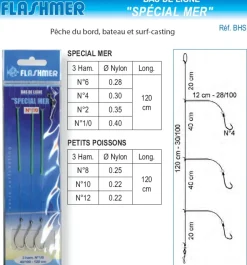 Bas de ligne Special Mer 3 Hameçons