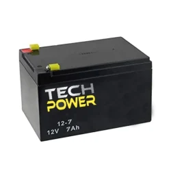 Batterie 12V 7Ah Etanche Tech Power Agm TP12-7.0