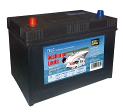 Batterie 12V 120Ah marine à décharge lente Tech Power Double borne filetée