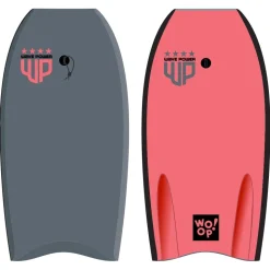 Bodyboard Wave Power Woop Charcoal/Fluro Red 37