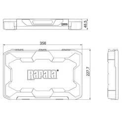 Boite de rangement Rapala Tackle Tray - 356 Deep Open