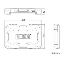 Boite de rangement Rapala Tackle Tray - 276 Open