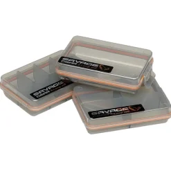 Boites de rangement Savage Gear Pocket Box Smoke - Kit de 3