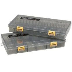 Boites de rangement Savage Gear Plate Fumé- Kit de 2