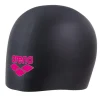 Bonnet de natation Arena Long hair Silicone - Asphalt pink