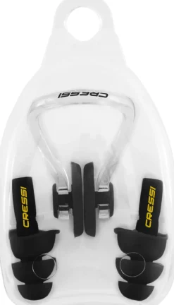 Bouchons d'oreille et pince-nez Cressi Aqua Kit