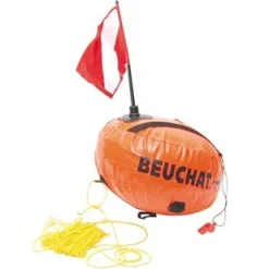 Bouée de signalisation gonflable Chasse Sous Marine Beuchat Double Enveloppe