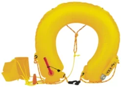 Bouée Plastimo fer à cheval gonflable - Avec feu