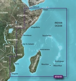 Carte Garmin Bluechart G3 Vision HD -  VAF001R : Estern Africa