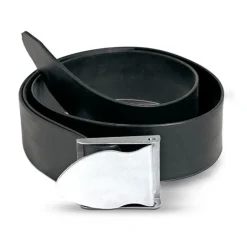 Ceinture de plongée Best Divers Caoutchouc Noir boucle Inox