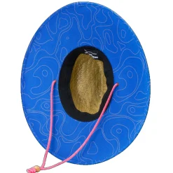 Chapeau de plage en paille tissé Panama Aquatone adulte