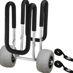 Chariot Aluminium transport Sup Stand Up Paddle Board Rockside Grandes roues sable