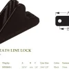 Clamcleat Line Lock black Injection Molded Nylon - Petit