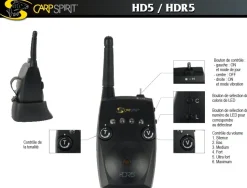 Coffret Détecteurs CarpSpirit 4 HD5 + HDR5