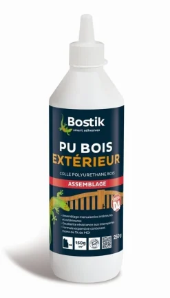 Colle Bostik PU bois exterieur biberon