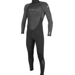 Combinaison Homme O'Neill Reactor 3/2 mm back zip - Noir/Gris