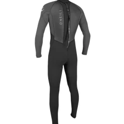 Combinaison Homme O'Neill Reactor 3/2 mm back zip - Noir/Gris