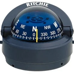 Compas de Navigation Ritchie Explorer sur fût Gris