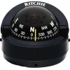 Compas de Navigation Ritchie Explorer sur fût Noir