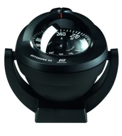 Compas Plastimo Offshore 95 noir sur étrier
