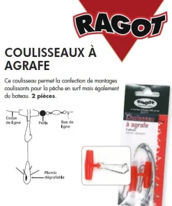 Coulisseaux Ragot à Agrafe